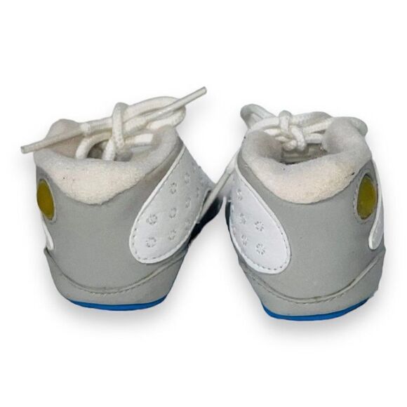 Air Jordan Retro 13 XIII 2004 White / Grey / University Blue 310274-103 Infant 2 - Picture 5 of 11